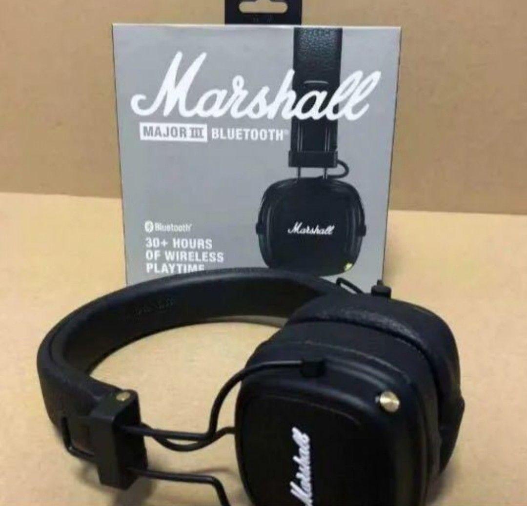 人気在庫あ 新品未開封 Marshall MAJOR III BLUETOOTH ブラック DWa7H-m79733314177 人気100%新品