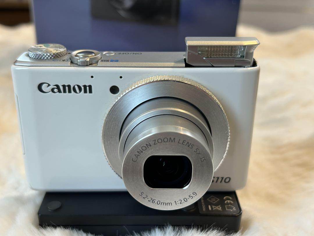 （中古）Canon PowerShot S110 ホワイト　元箱有り