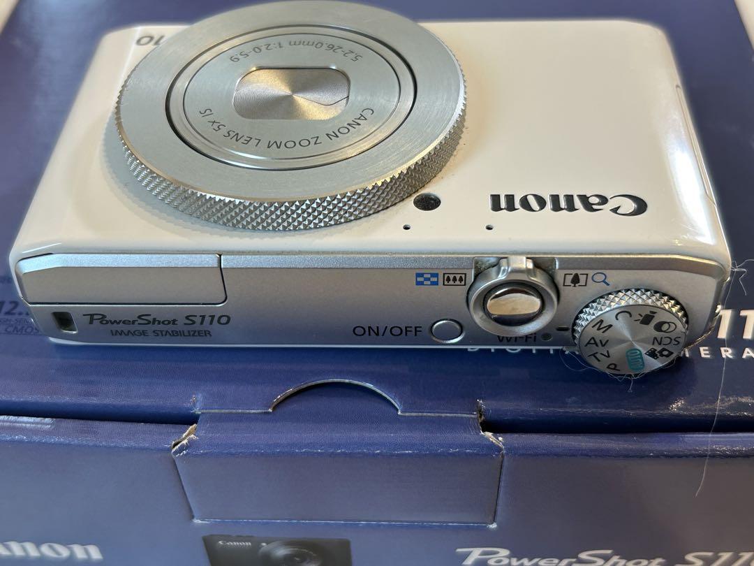 （中古）Canon PowerShot S110 ホワイト　元箱有り