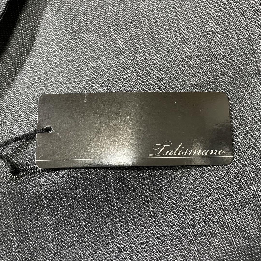 未使用品　タリスマーノ　スーツ　セットアップ　シルク混　大きいサイズ　グレー系