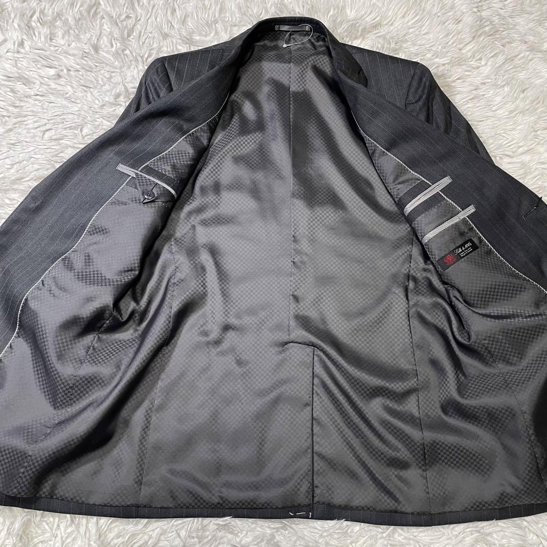 未使用品　タリスマーノ　スーツ　セットアップ　シルク混　大きいサイズ　グレー系
