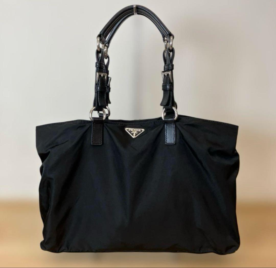 【極美品】PRADA ブラック トートバッグ