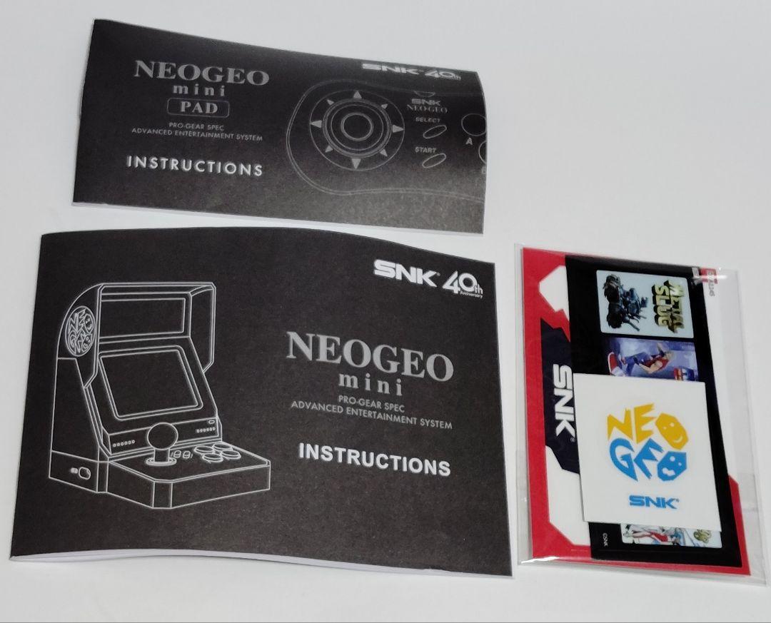 SNK ネオジオミニ本体 NEOGEO MINI ネオジオミニパッド