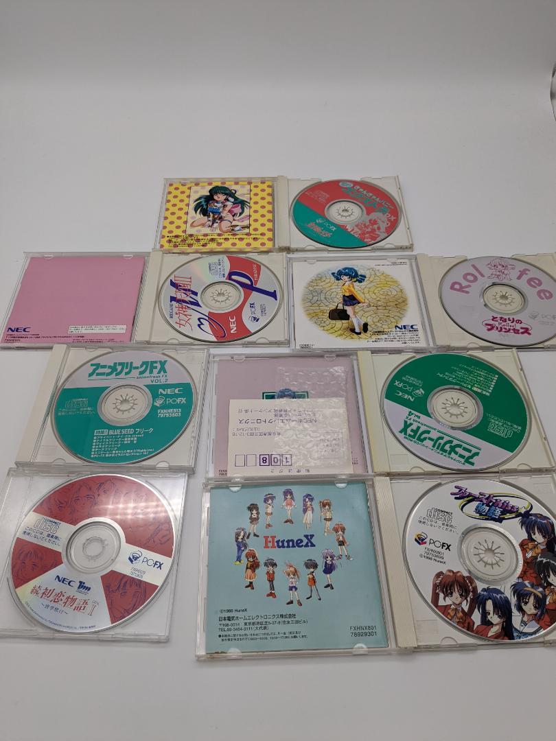 【残りわずか】 PC-FXゲーム機本体、ゲームソフト4本+おまけ3本、コントローラー その他