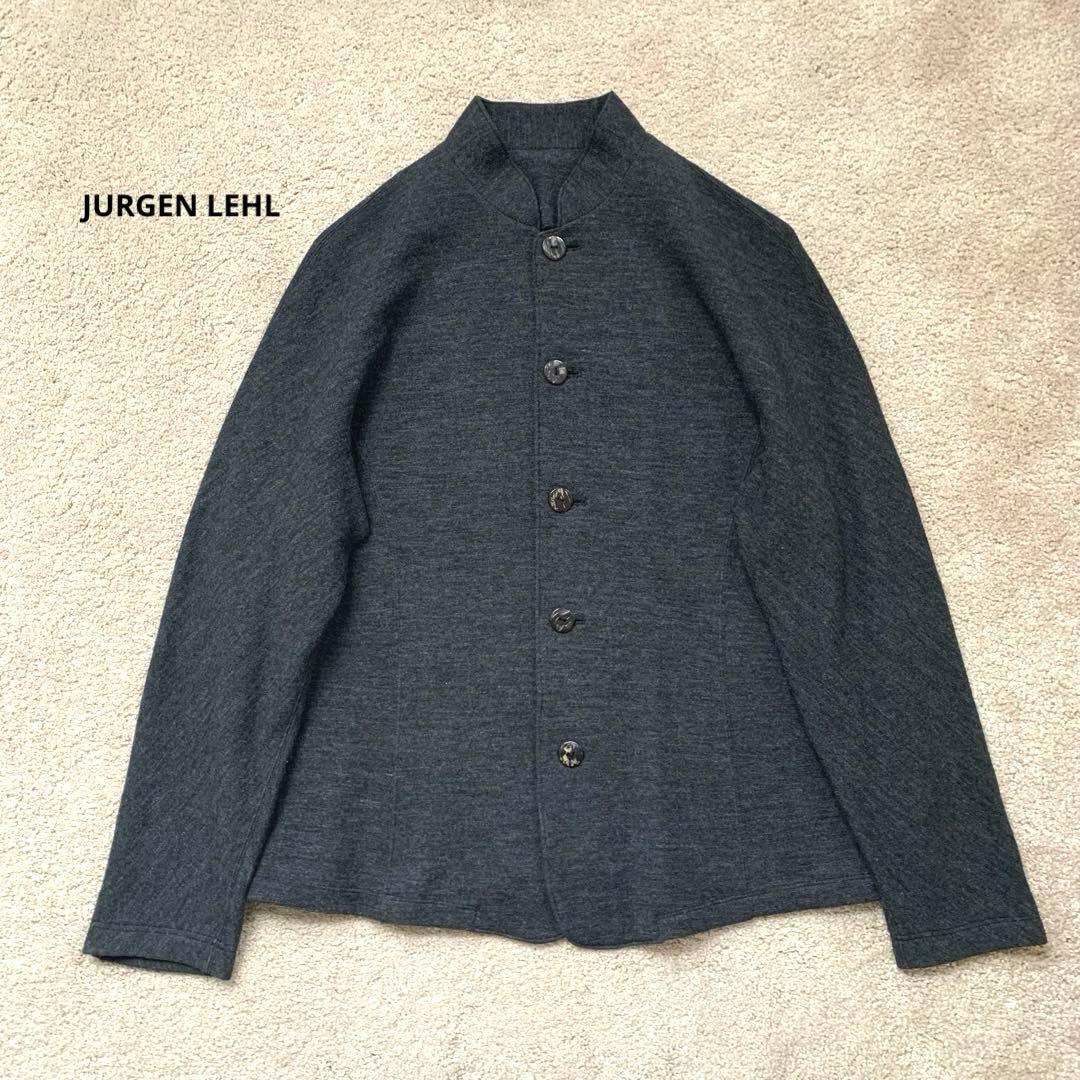 ヨーガンレール アルパカ ニット ジャケット カーディガン グレーM JURGEN LEHL
