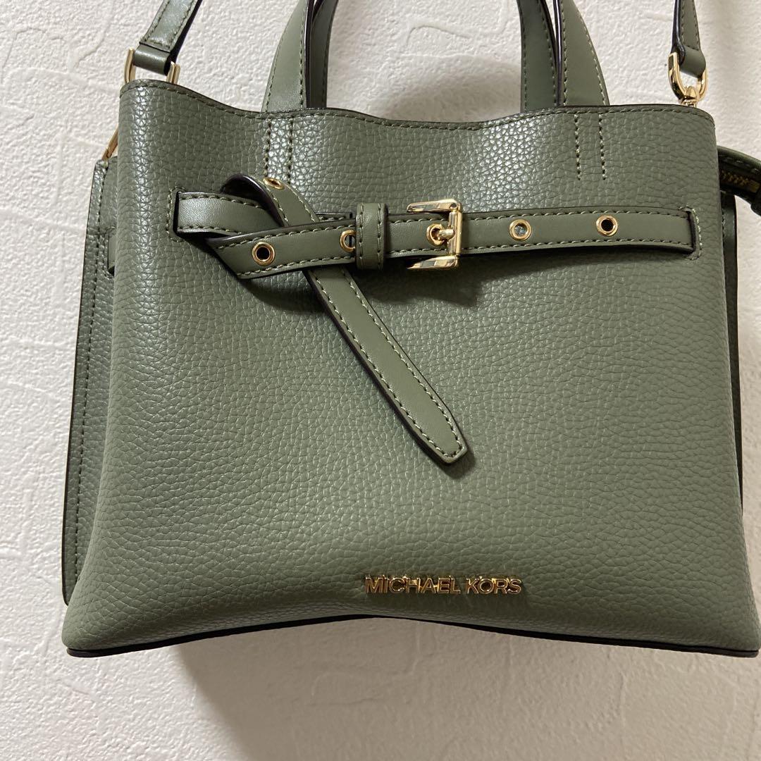 MICHAEL KORS グリーン ショルダーバッグ - メルカリ