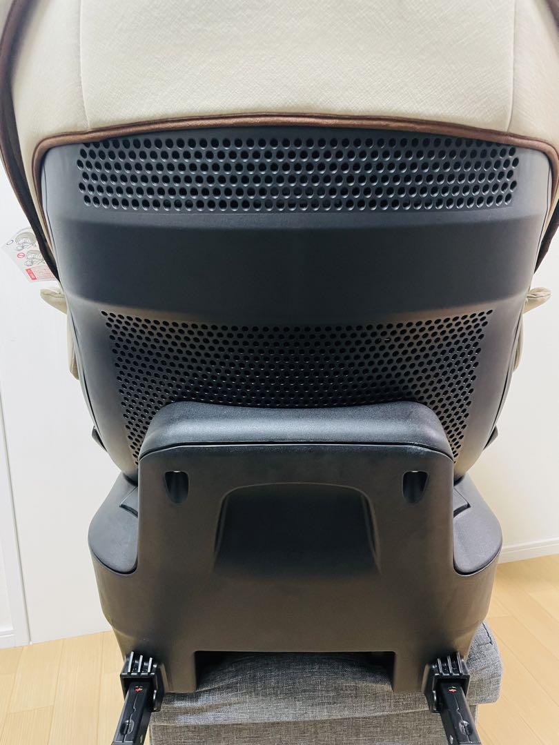 【極美品】AILEBEBE エールベベ クルットR グランス ISOFIX クルット R 新安全基準R129適合 新生児から使える日本製回転式