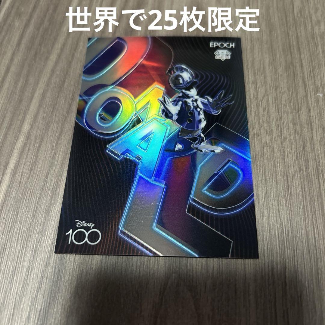 epoch disney100 シリアルカード 25枚 ドナルド