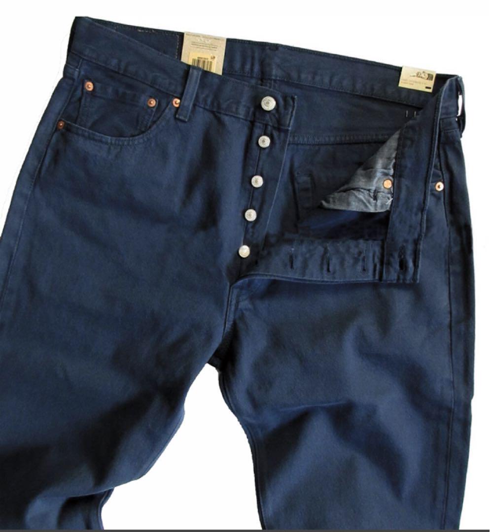 新品タグ付/LEVI'S/リーバイス/501オリジナル/ネイビー系色/W31