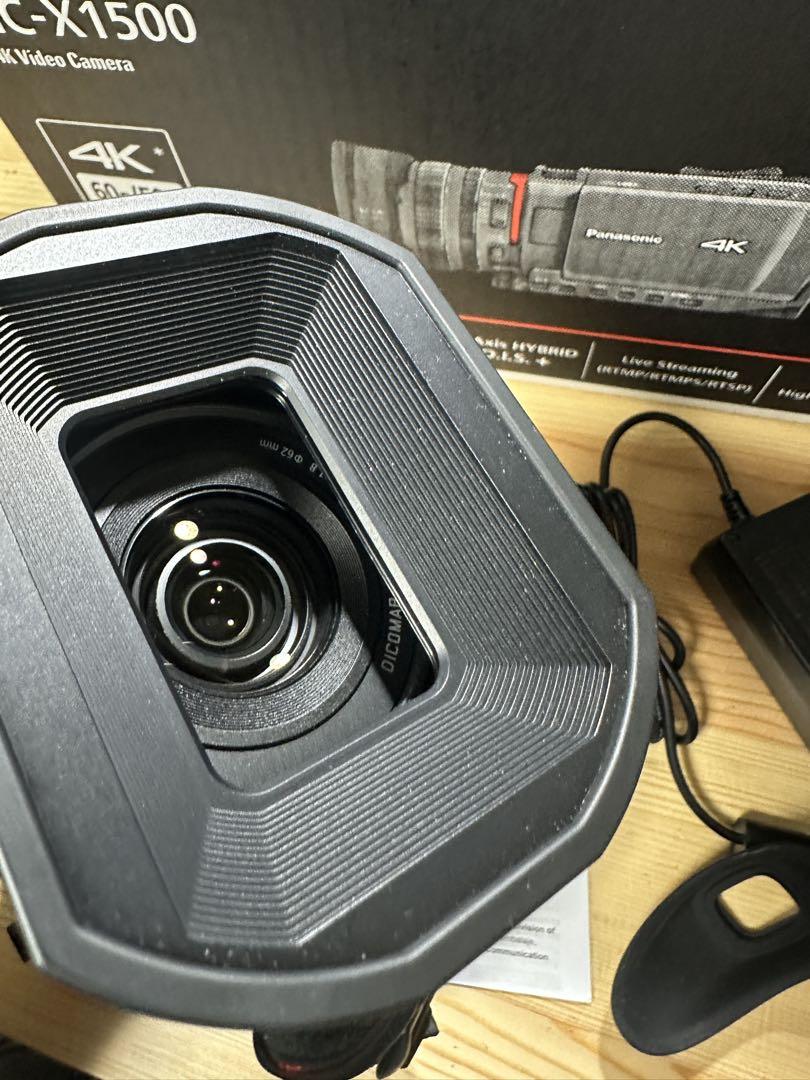 【開封のみ】PanasonicビデオカメラHC-X1500-K+VW-HU1-K