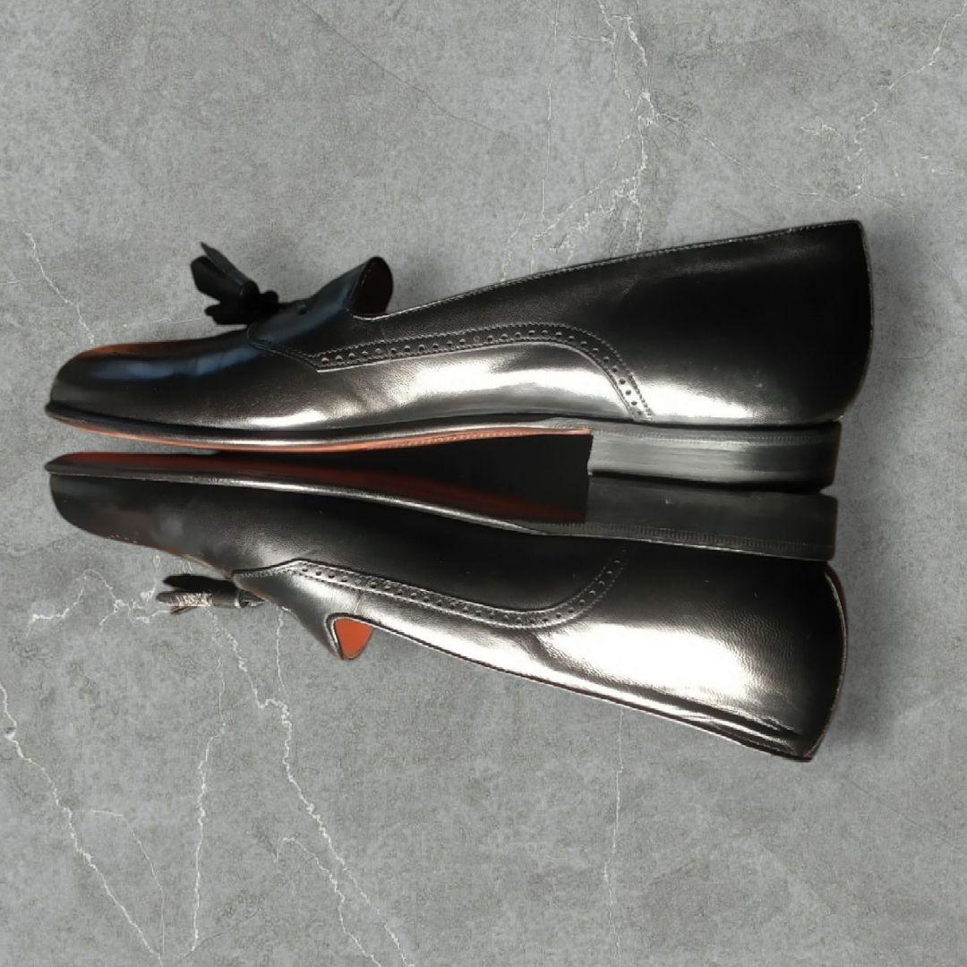 BALLY ブラックレザー タッセルローファー 美品