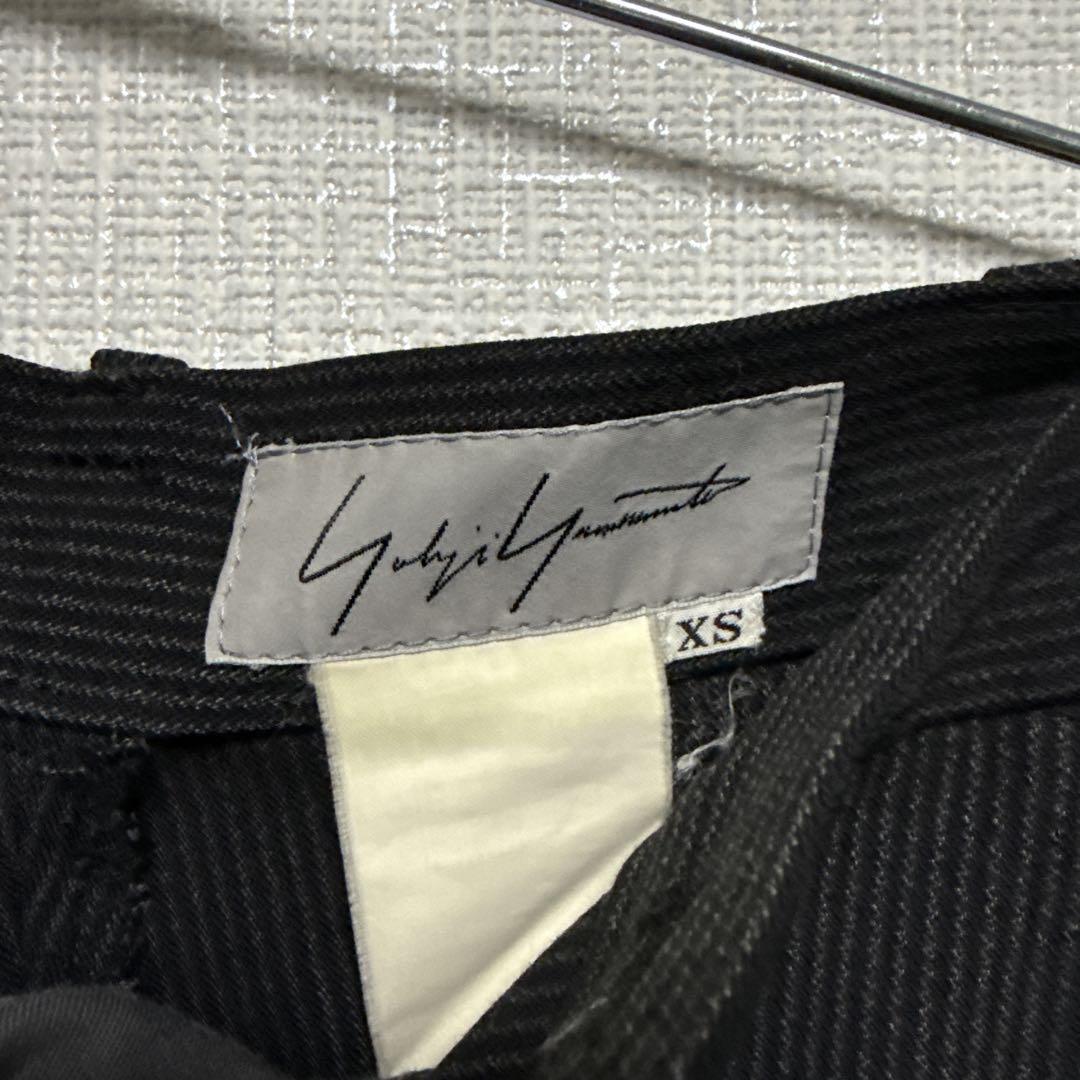 Yohji Yamamoto 黒 ワイドパンツ スラックス XS