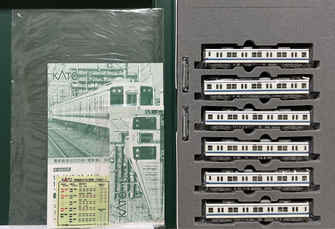KATO 10-1647 Tobu 8000系 6両編成セット KATO 東武鉄道 8000系 更新車 6両セット