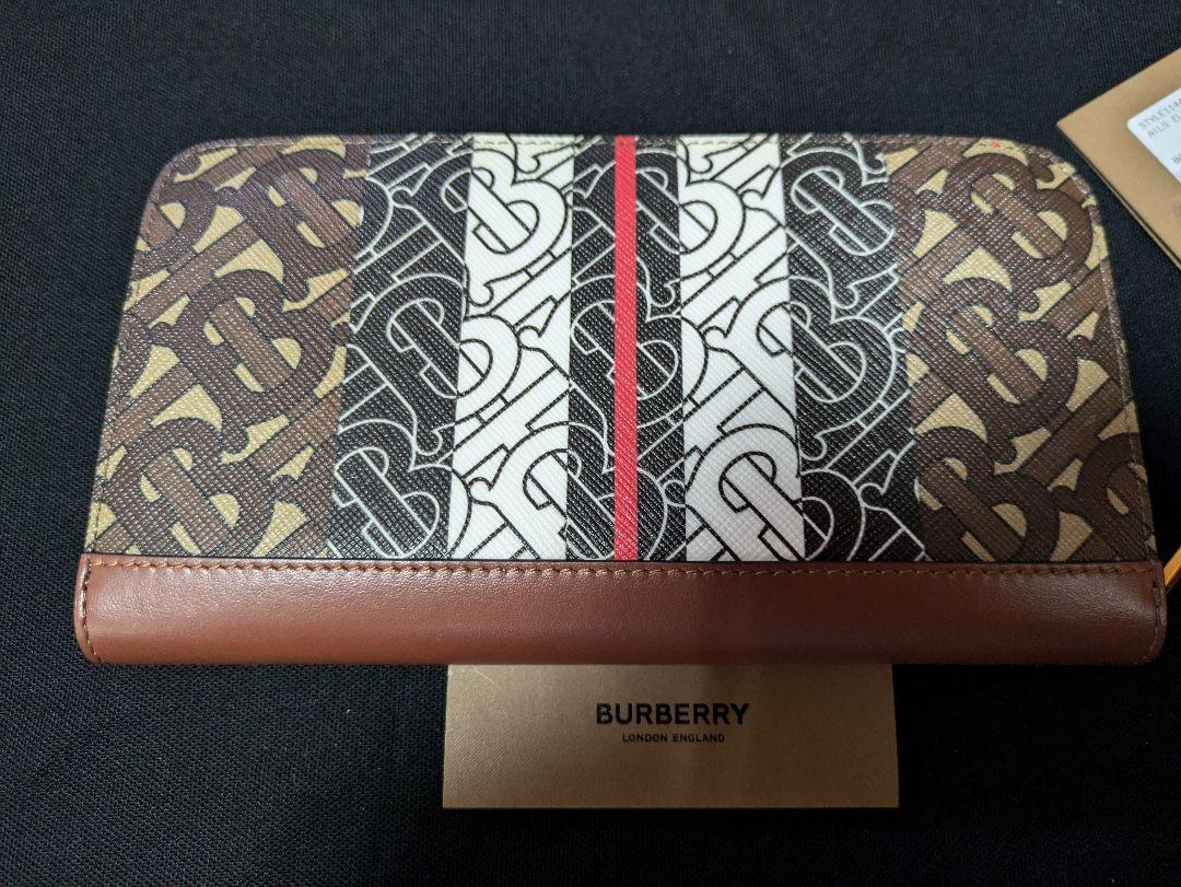 新品未使用　BURBERRY TB ラウンドジップ