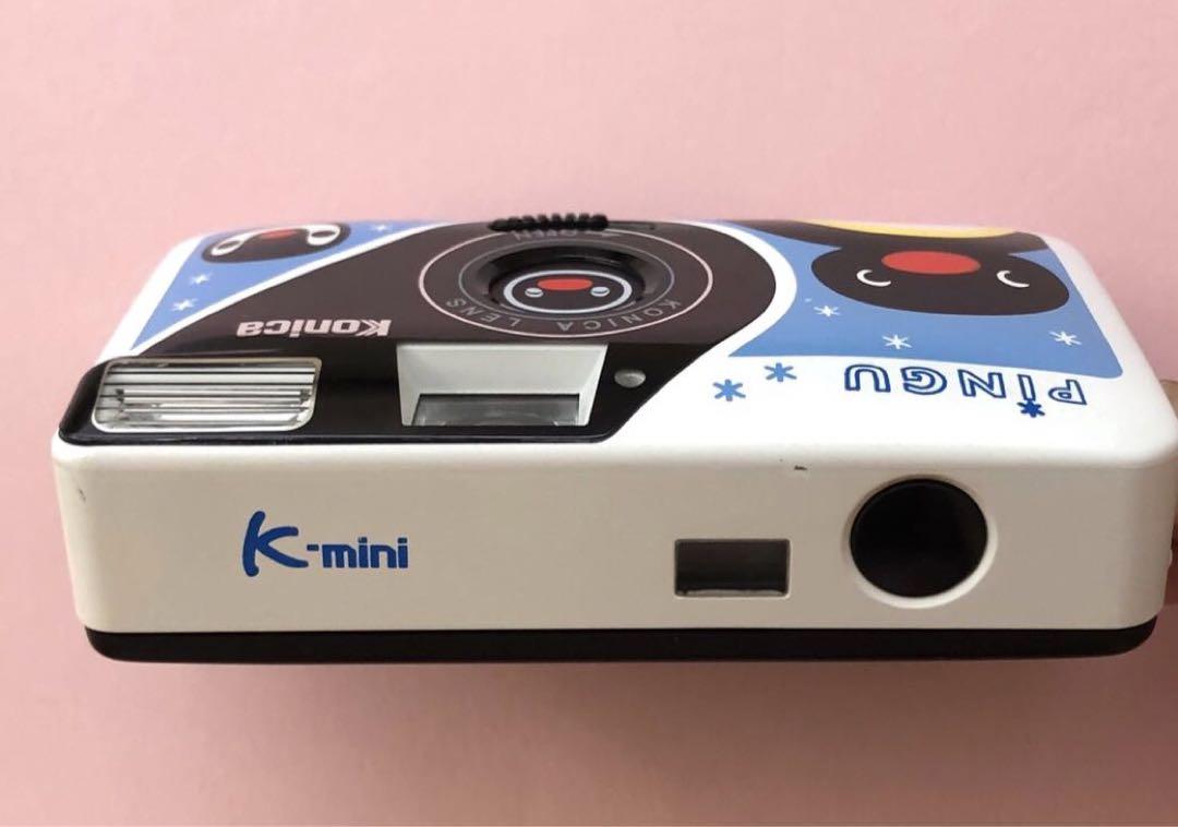 在庫処分 半額 コニカ K-mini ピングー コンパクトカメラ フィルムカメラ