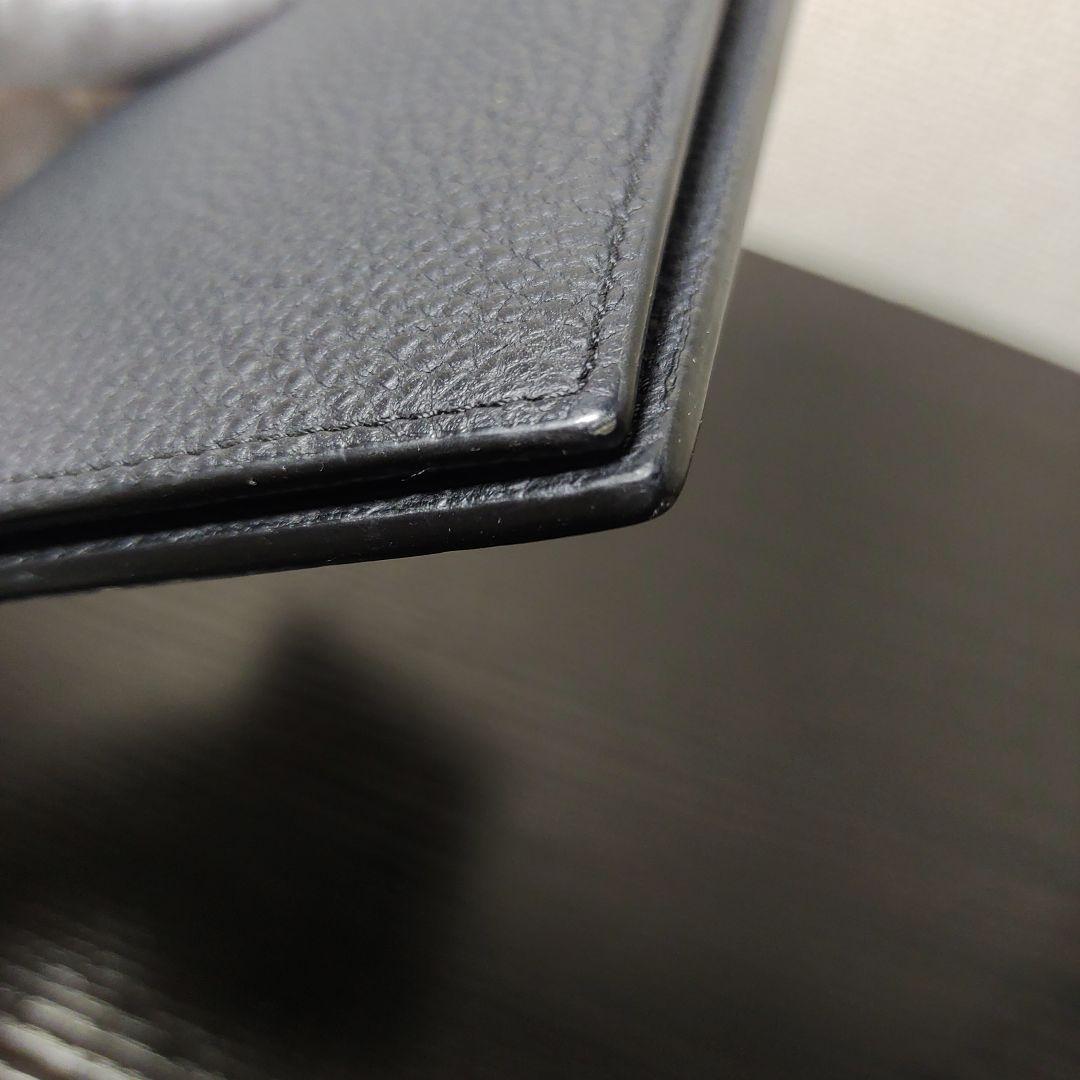 ボナベンチュラ　長財布　二つ折り　シュリンクレザー