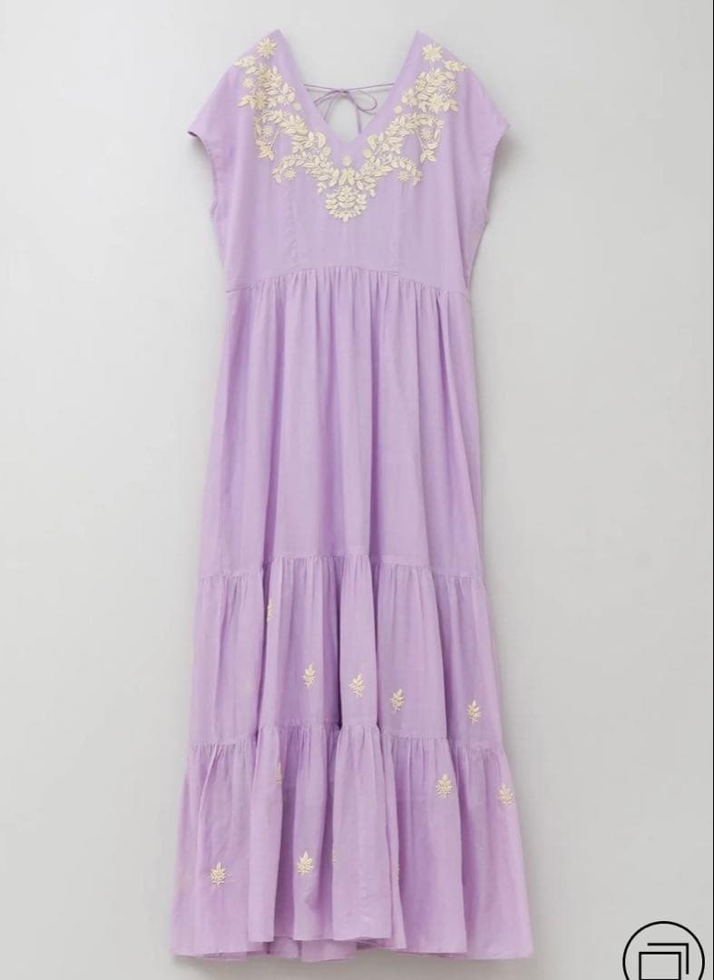 新品　ヌキテパ　コットンボイル　ワンピース　ドレス