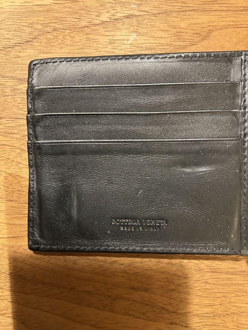 BOTTEGA VENETA 黒 レザー マネークリップ