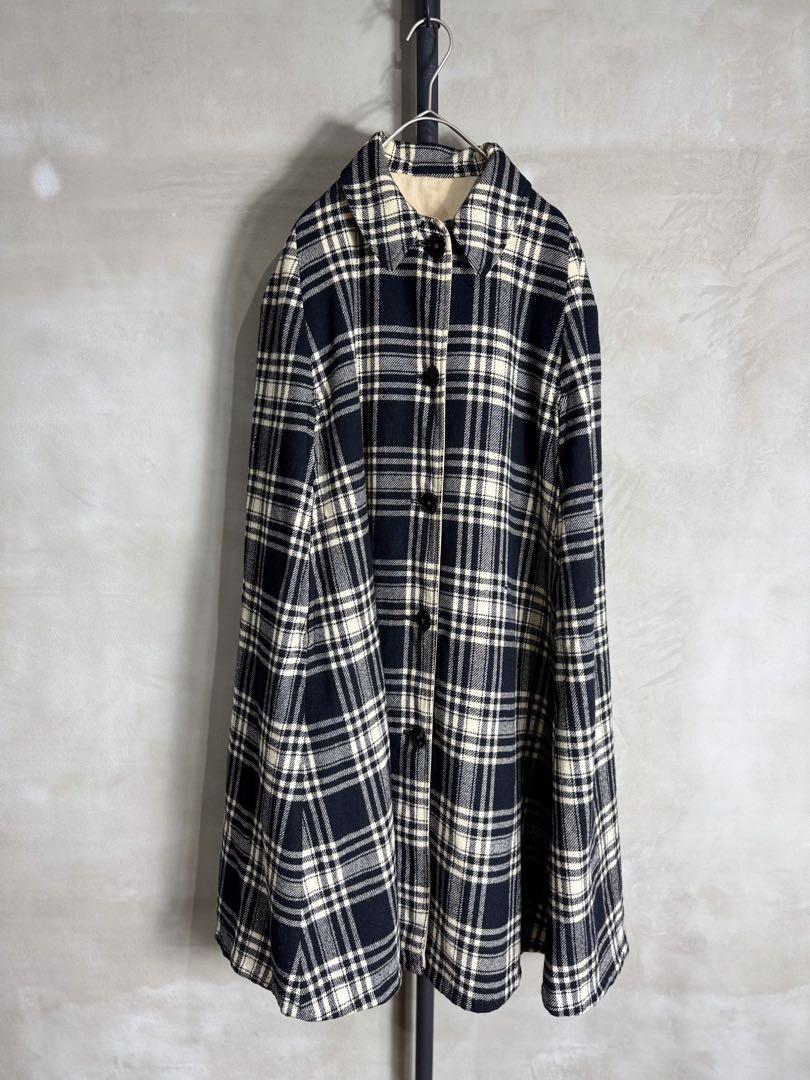 60s vintage burberry poncho scotch house