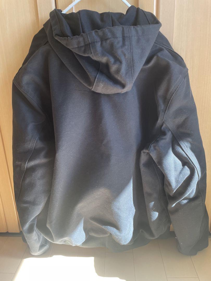 Carhartt 黒 フルジップパーカー
