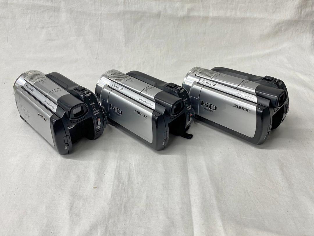 SONY ハンディカム HDR-XR500 ジャンク品 3台 SONY ハンディカム HDR-XR500 ジャンク品 3台