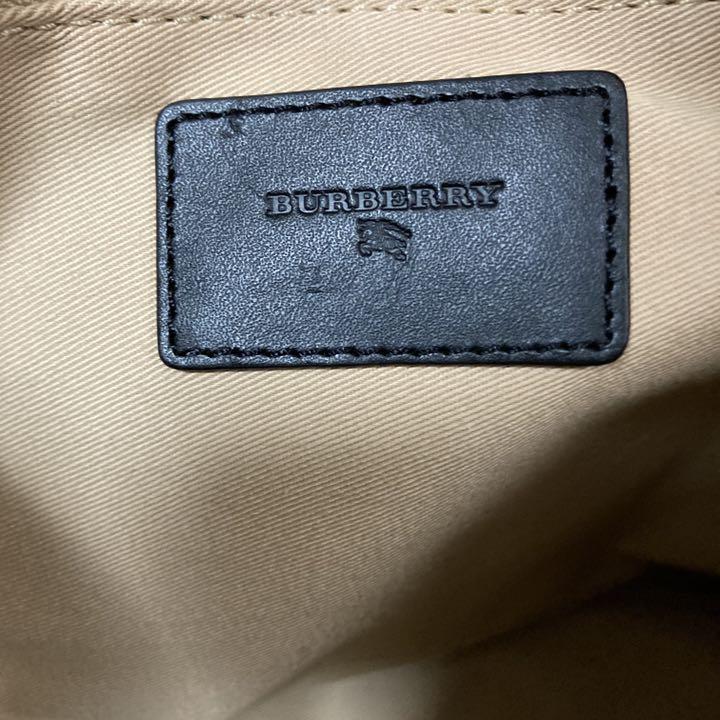全国無料人気 希少 人気 BURBERRY トート バッグ レザー×キャンバス ノバチェック Wg4M5-m79758702484 低価特価