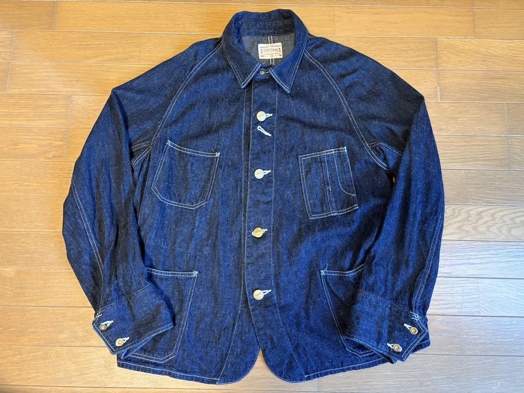 BONCOURA ボンクラ カバーオール デニムジャケット サイズ36 BONCOURA ボンクラ カバーオール デニムジャケット サイズ36