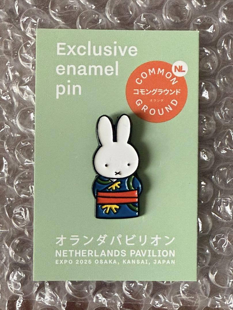 ミッフィー 万博 ピンバッチ & くまちゃんキャンディー買いました ✴︎オマケ付き 万博のオランダパビリオンで7月21日から新発売したピンバッジと