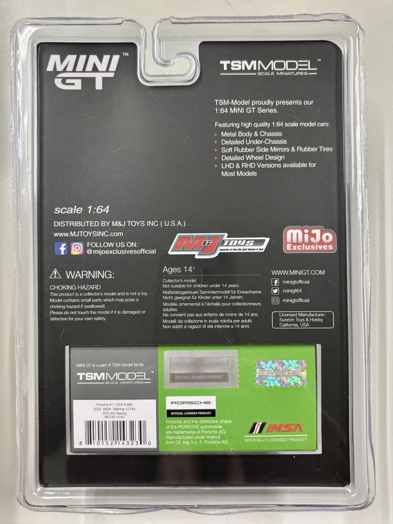 Mijo特注 MINI GT 1/64 ポルシェ 911 GT3R #80
