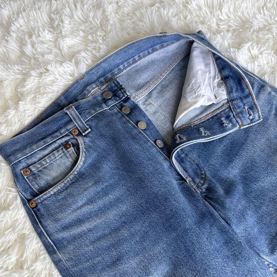 80s W30 Levi's 501xx 赤文字 USA製 552 DENIM - メルカリ
