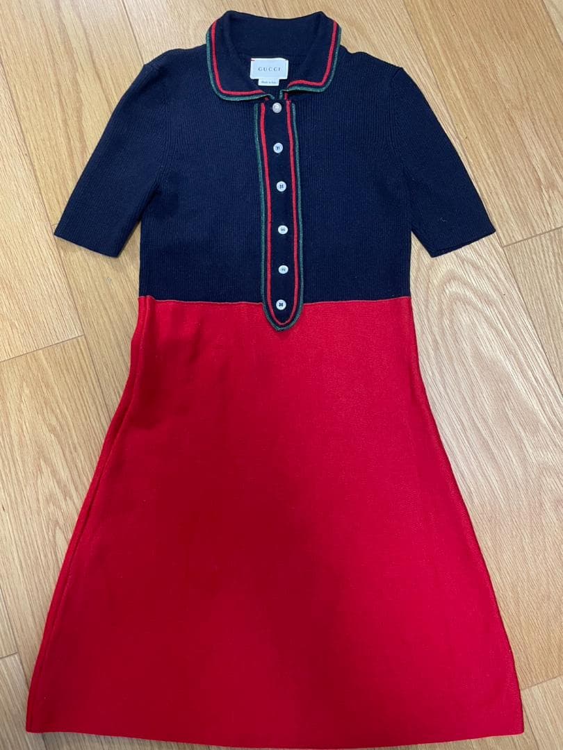 GUCCI グッチ 子供服 ニットワンピース サイズ8 130㎝130cm GUCCI