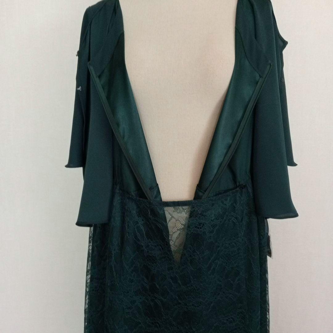 【新品】EMOTIONALL DRESSES ワンピース レース グリーン