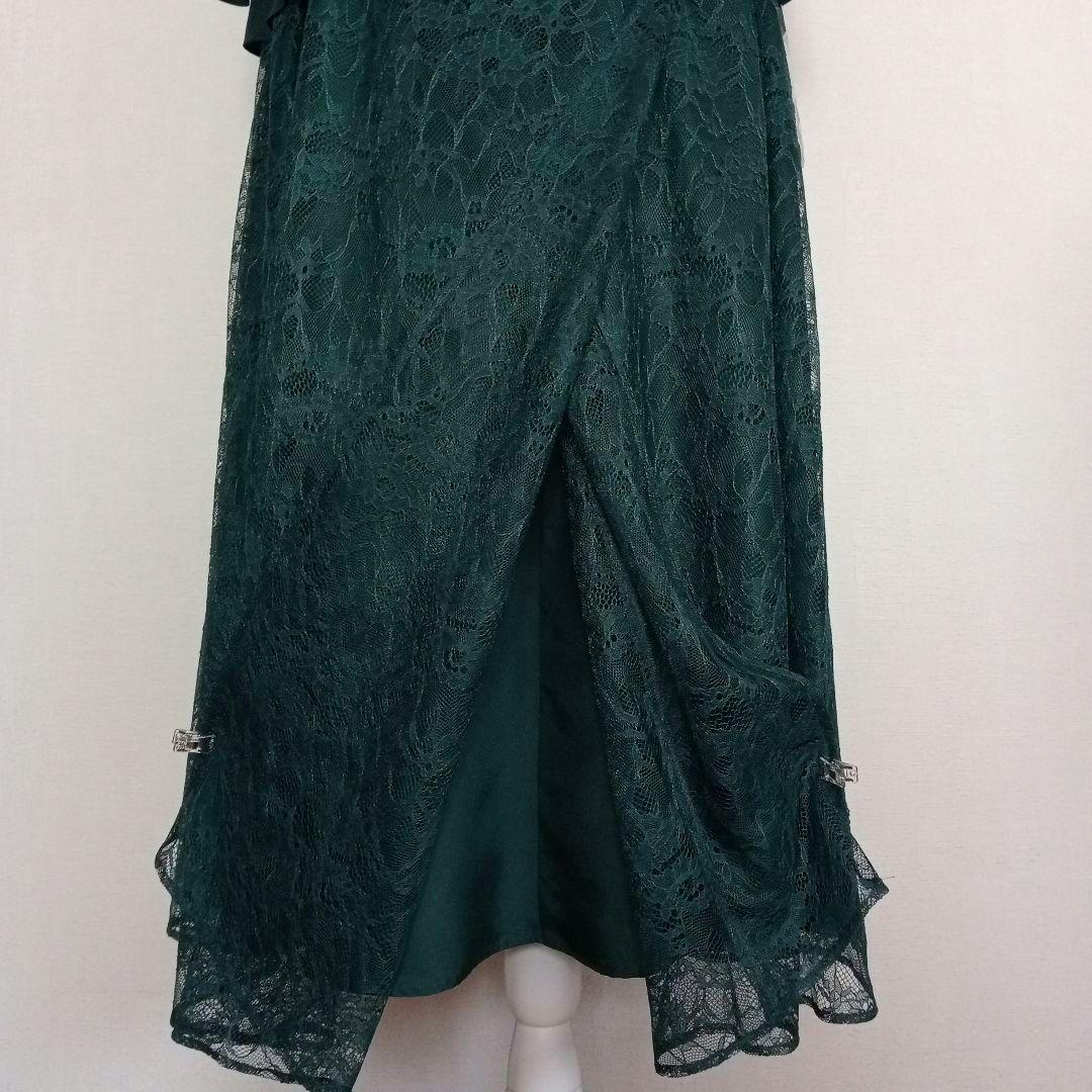 【新品】EMOTIONALL DRESSES ワンピース レース グリーン