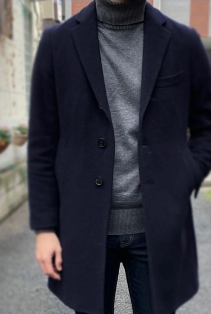 公式サイト ネイビー チェスターコート COMPANY SUIT 【¥29,000-】THE 公式サイト ネイビー チェスターコート COMPANY SUIT 【¥29,000-】THE