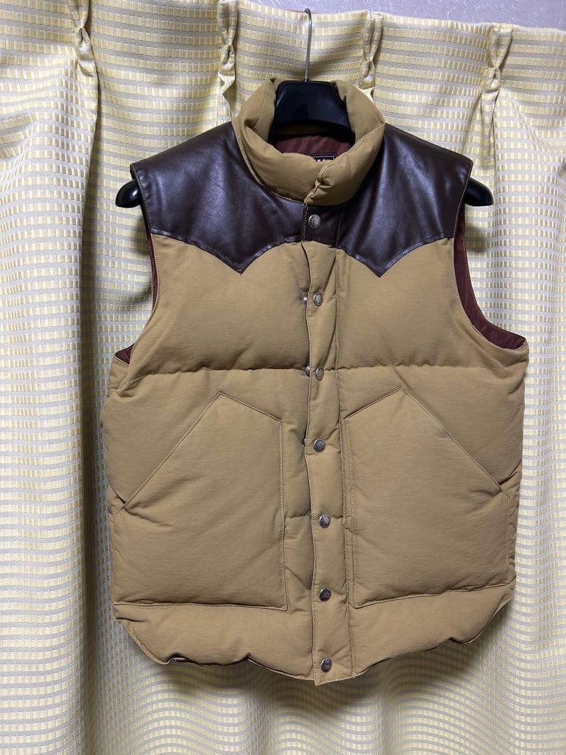 Sugar Cane シュガーケーンダウンベスト ベージュ MM Sugar Cane