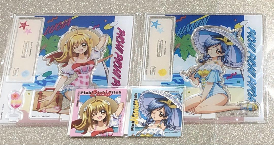 ぴちぴちピッチ　まるくじ　波音　アクリルスタンド　ステッカー ぴちぴちピッチ波音アクリルスタンドるちあまるくじ特典ステッカー
