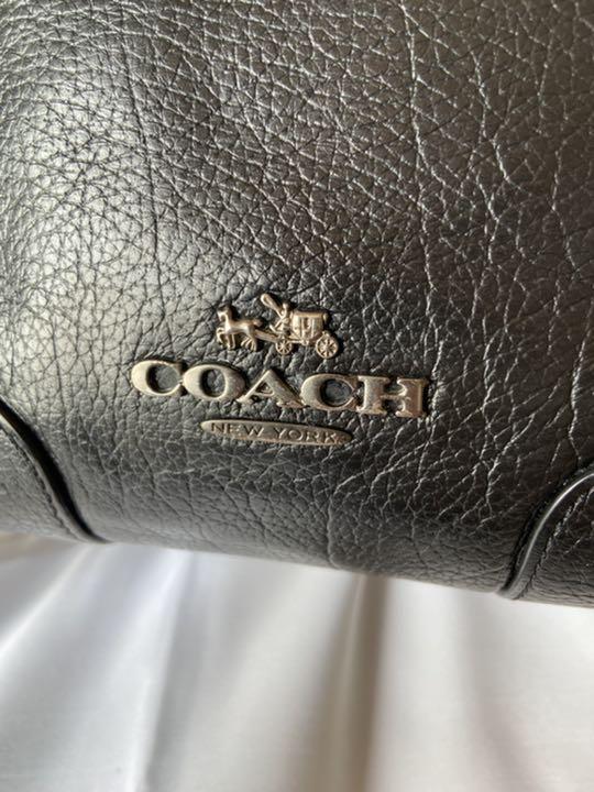 いします⊩ COACH 巾着 ブラック レザー u1jFX-m79771076558 コーチ ショルダーバッグ りいたしま