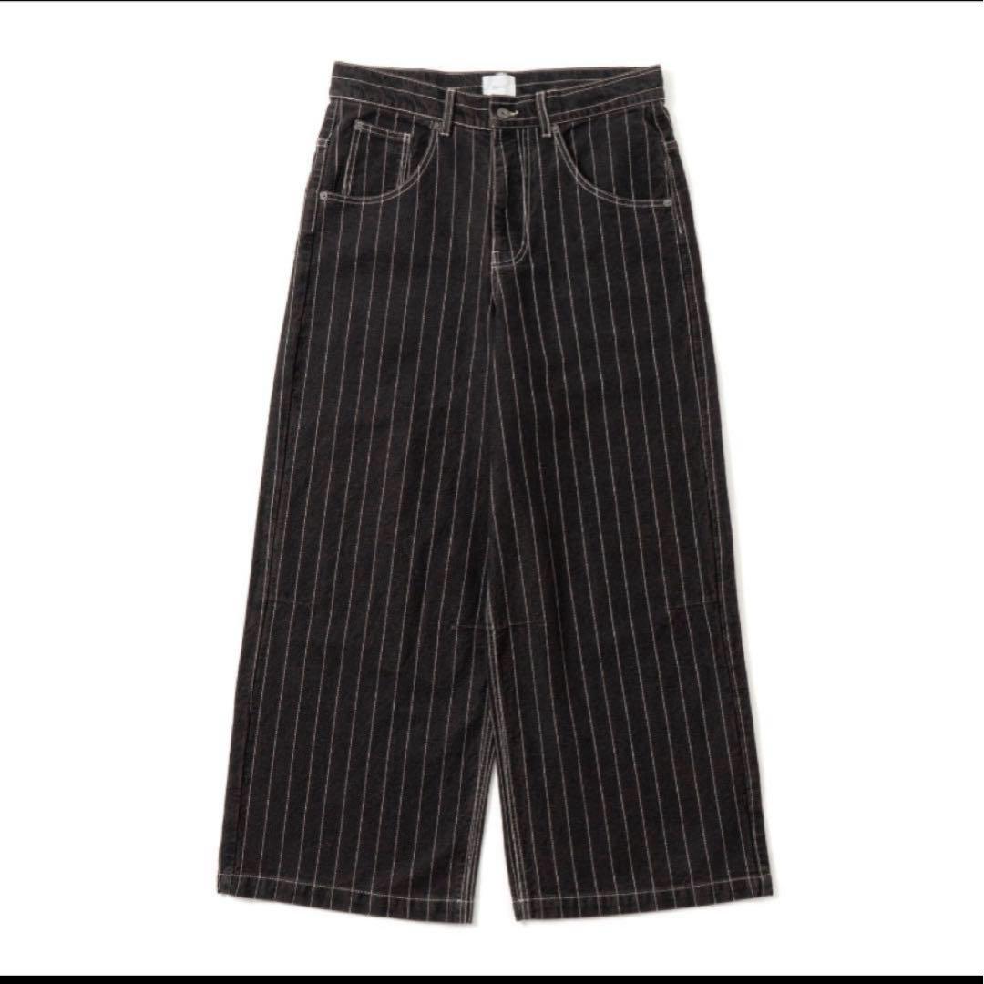 bless ü ブレスユー　bless u ストライプデニム　ホワイト　L BU wash buggy denim – YZ