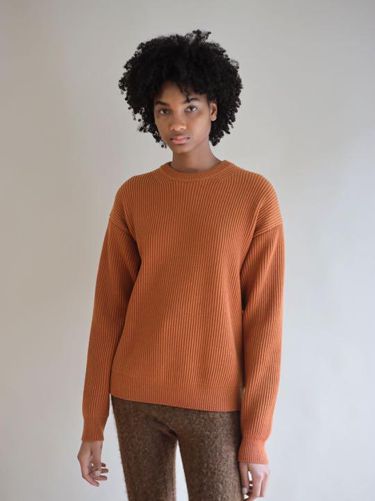 最安値新作 オーラリー新品⭐️SUPER FINE WOOL RIB KNIT BIG P O EothN-m79771444525 人気定番安い