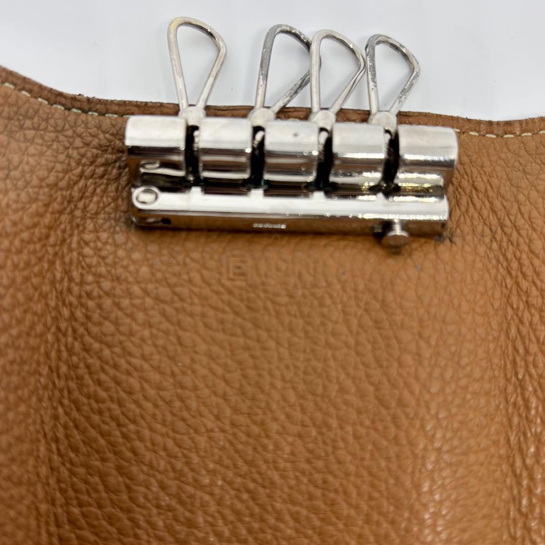 エルメス】HERMES セリエ 4連キーケース レザー ブラウン 鍵入れ