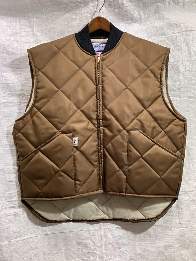 DICKSON　ディクソン キルティング　カーキベスト Quilted vest