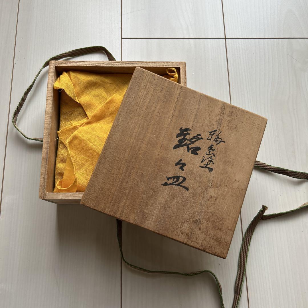 輪島塗　銘々皿　赤い漆器　5枚セット