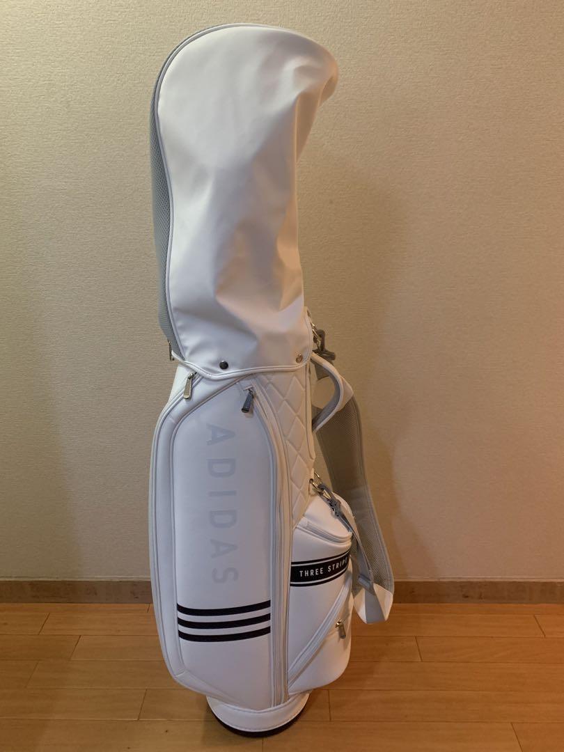 【美品】スリーストライプ キャディバッグ