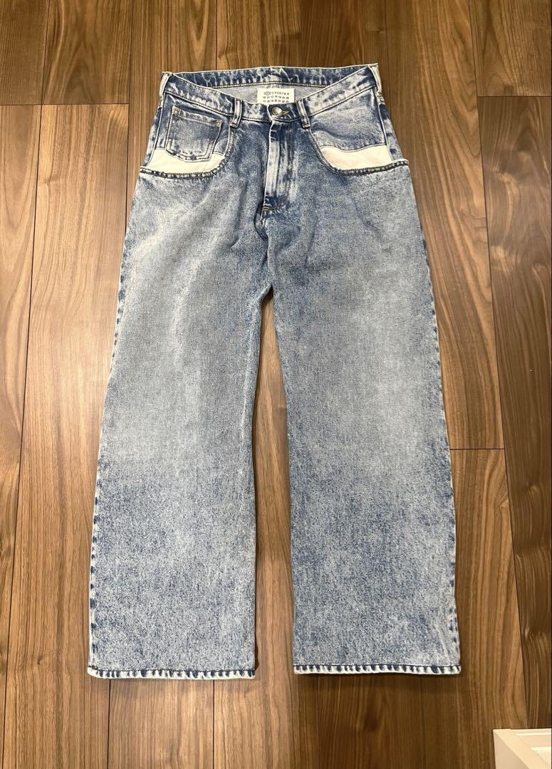 【Maison Margiela】メゾンマルジェラ コントラストポケット デニム