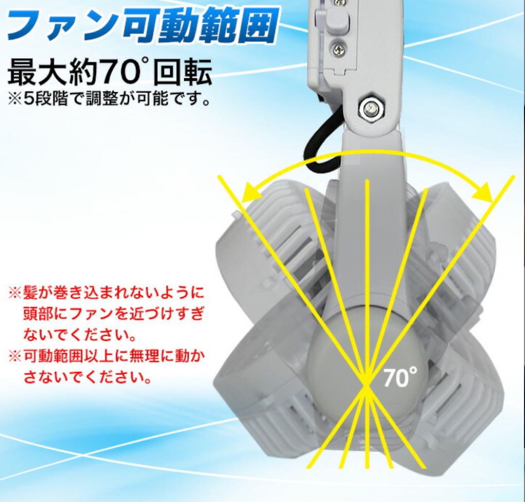 ヘルメット用 充電式取付ファン 7706 WindyⅣ トーヨーセーフティー