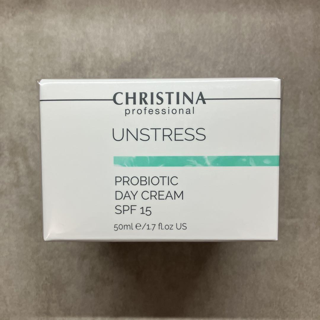 新品　クリスティーナ　アンストレス　プロバイオティック　デイクリーム　美容液 プロバイオティックデイクリームSPF15【UNSTRESS】（CHRISTINA