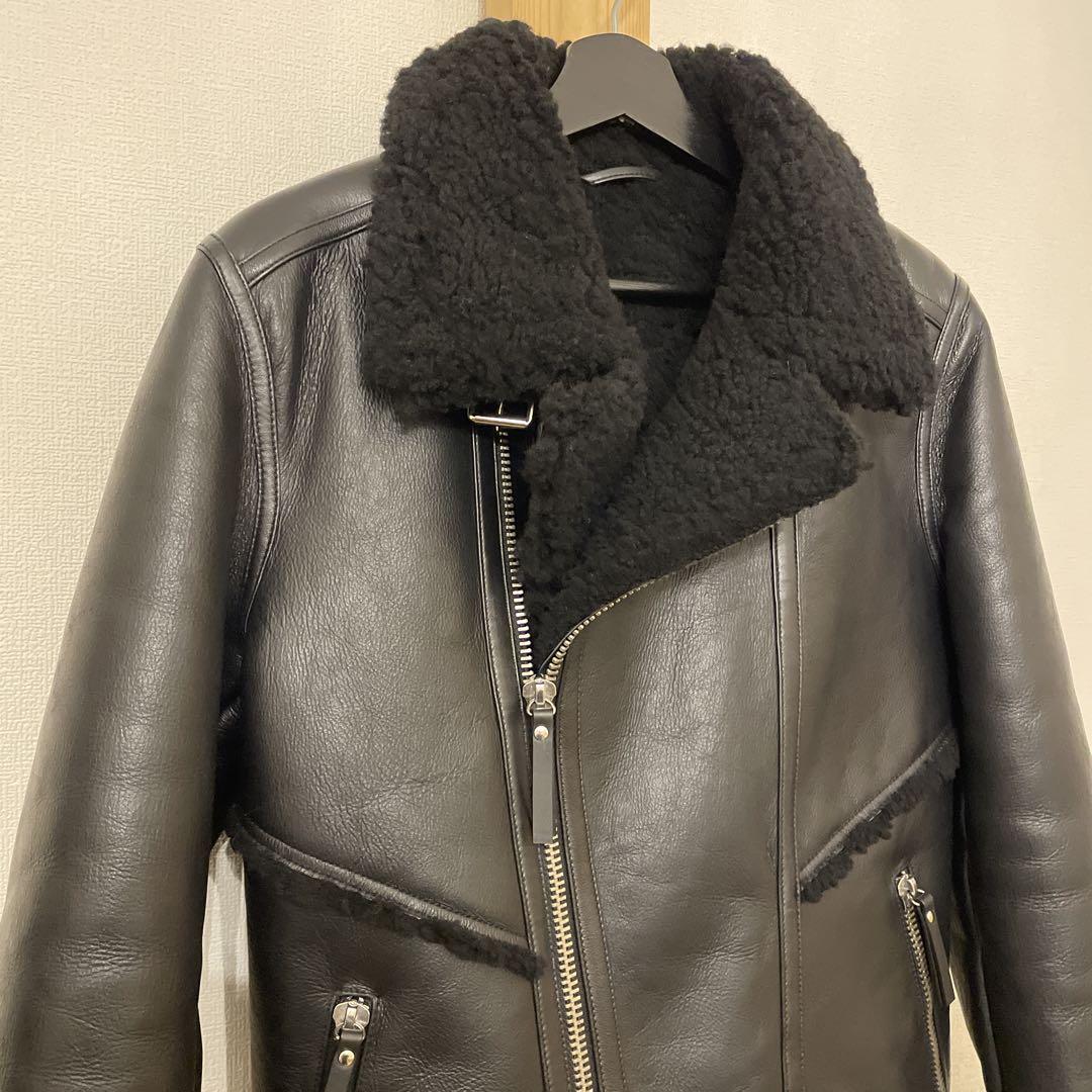 OLIVIERI ムートン レザージャケット B-3
