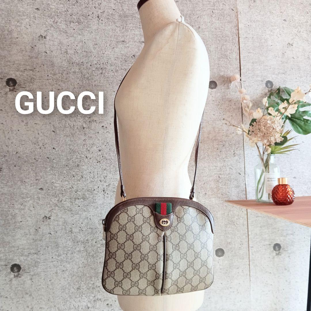 良品 オールドグッチ 2way ショルダーバッグ サコッシュ レディース メンズ