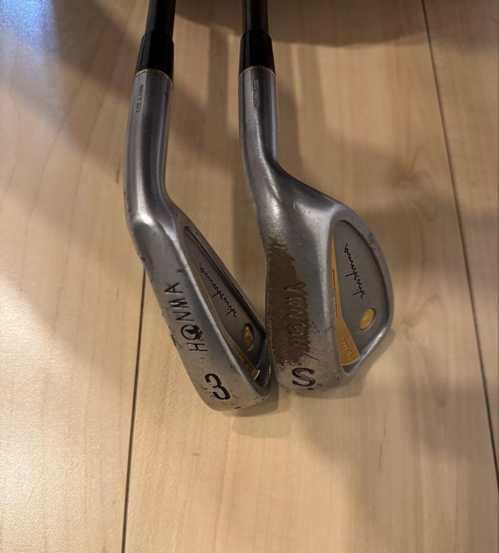超希少　K24 24金　HONMA ホンマ　LB-606 アイアン　2本