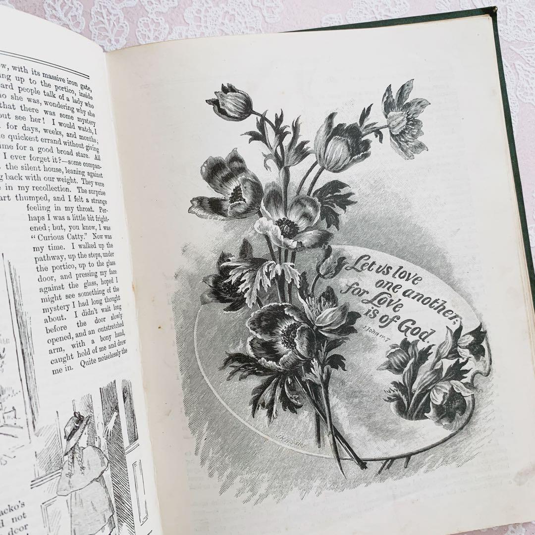 ⋆イギリスのアンティーク児童書⋆꙳ 1890年号 古書 ビクトリア